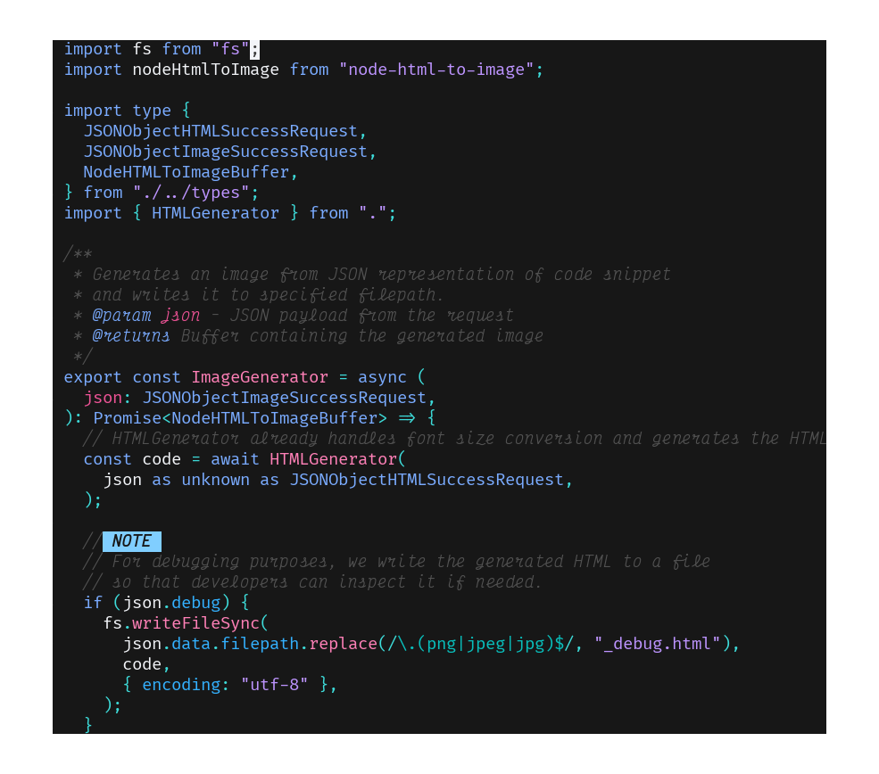 Screenshot of Luadocs